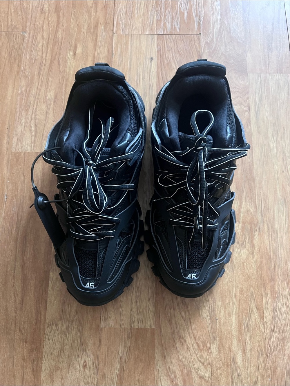 Mens black Balenciaga track(size 12- men’s)